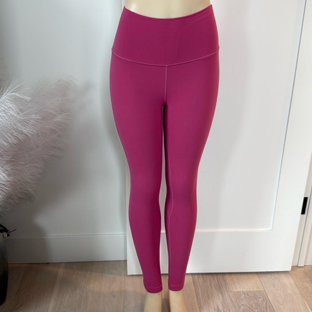 Lululemon Fuchsia High-Waisted Leggings
